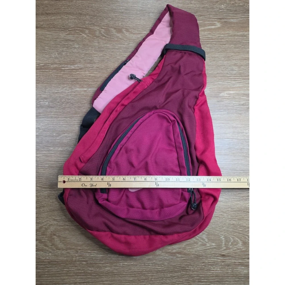 Vintage 2003 Nike Sling Backpack Red/pink Y2K Crossbody One Strap Logo Bag Sport